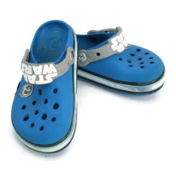 Crocs Kids Unisex Blue Comfort Clog Sandal Sz 10 C